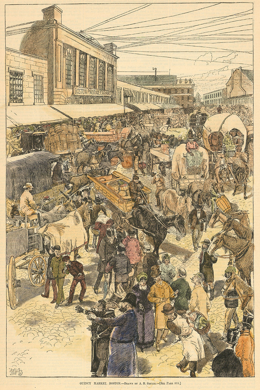 Quincy Market, Boston.