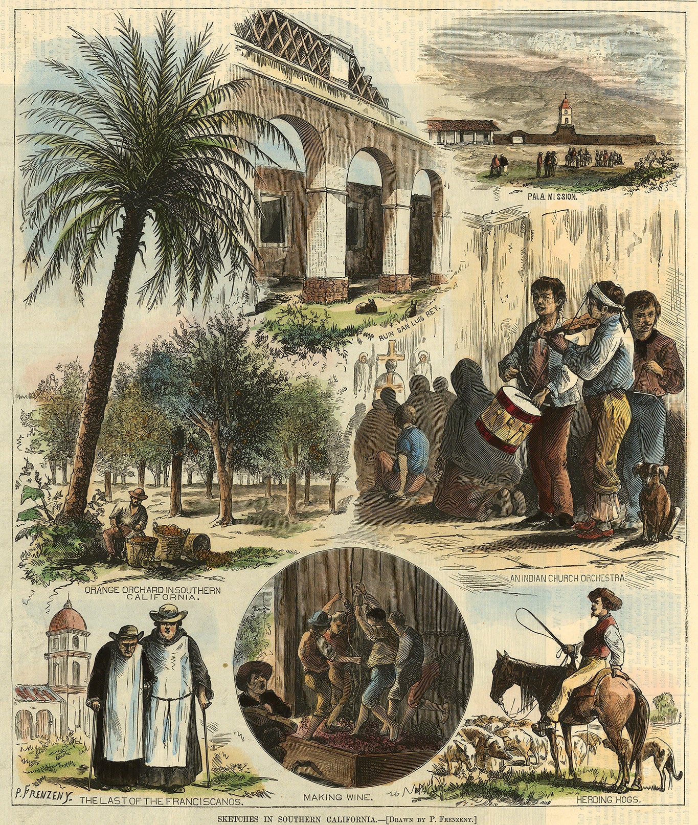 Sketches in Southern California.