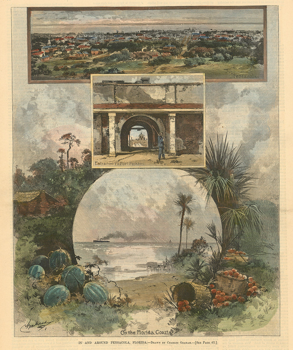 In and around Pensacola, Florida.