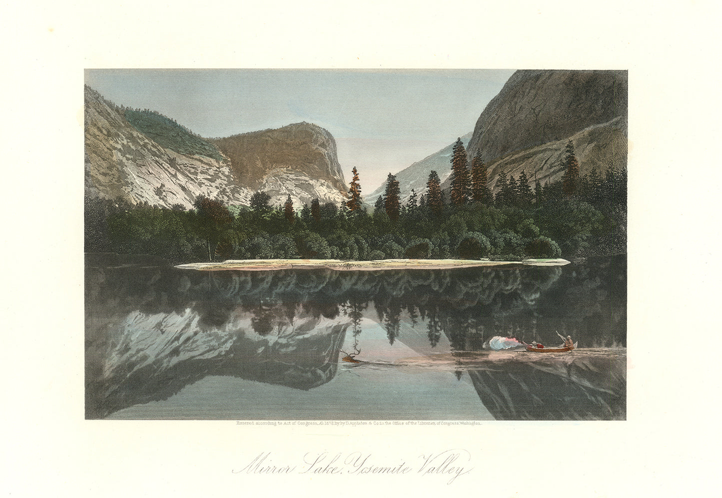 Mirror Lake, Yosemite Valley.