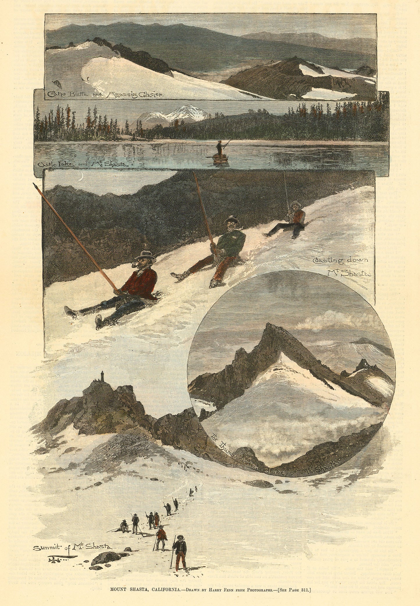 Mount Shasta, California.