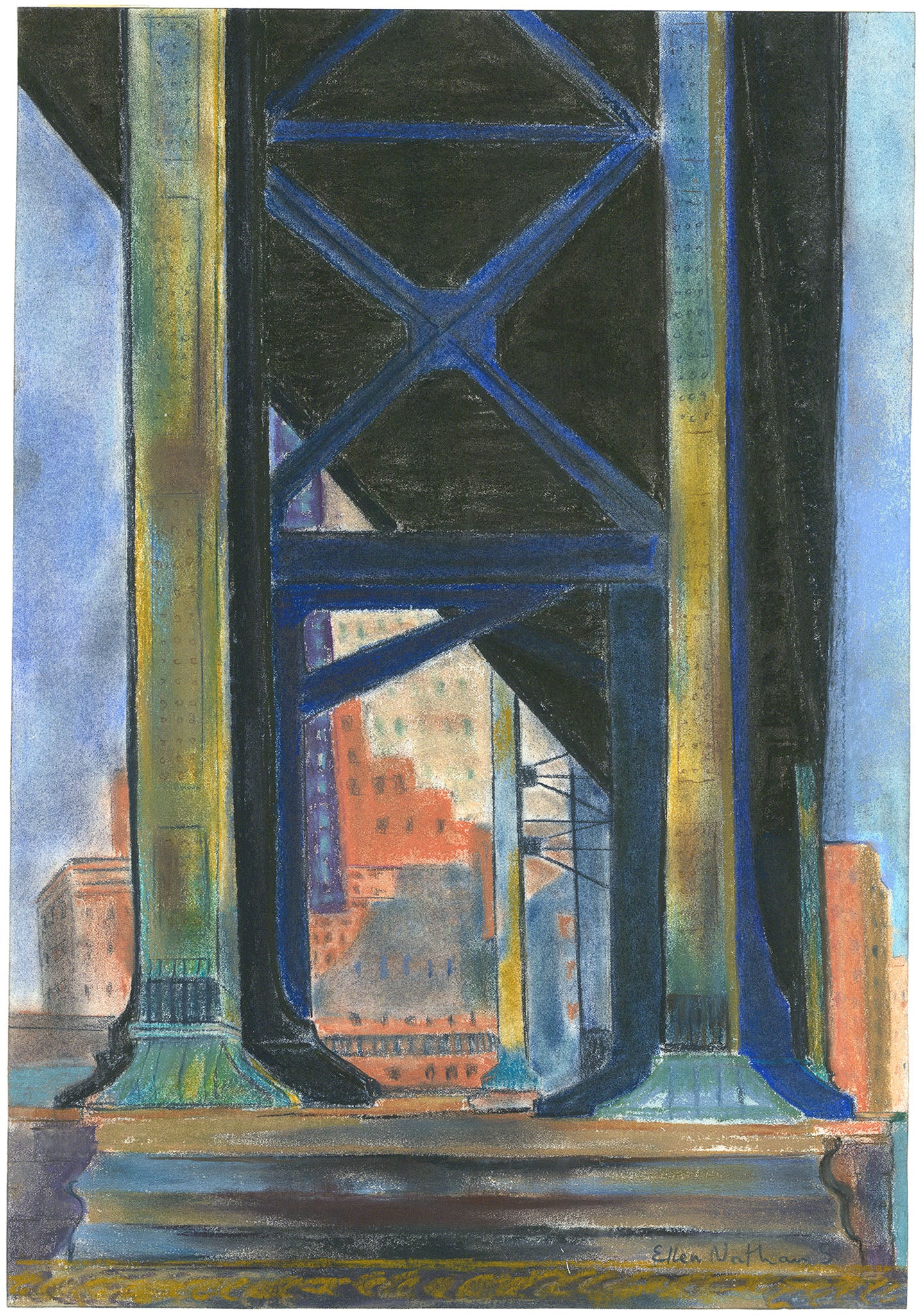 Under the Manhattan Bridge.