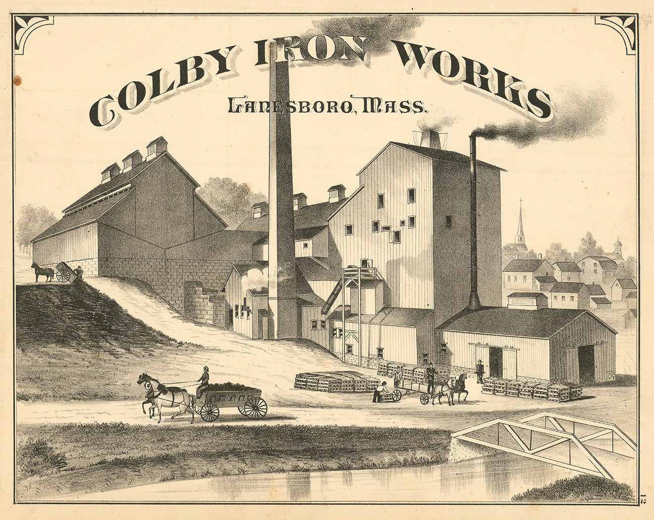 Colby Iron Works. Lanesboro, Mass.