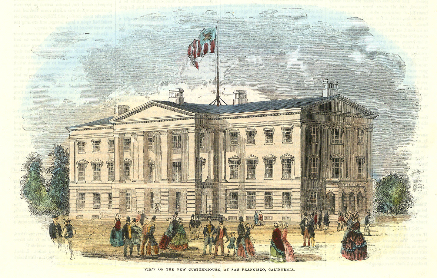 View of the New Custom House, at San Francisco. California.