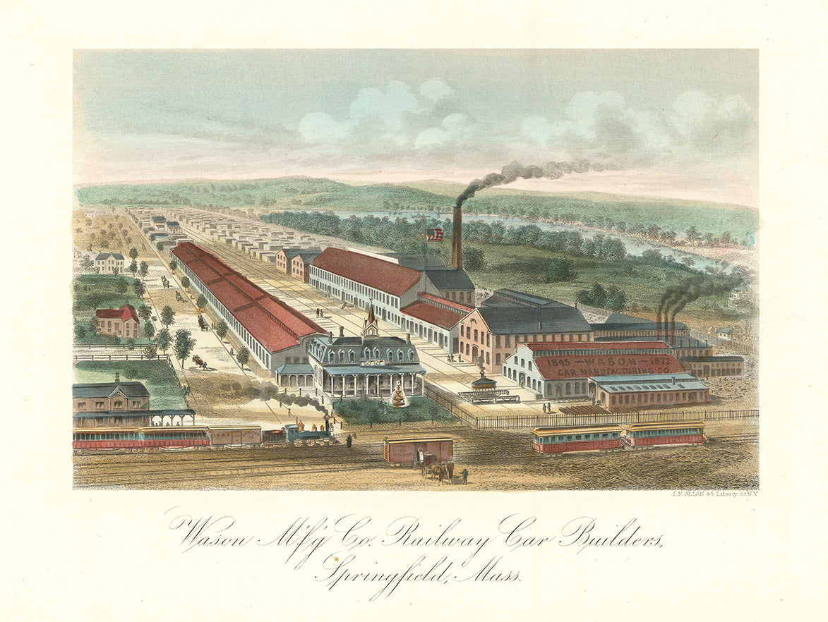 Wason Mf'g Co. Railway Car Builders, Springfield, Mass.