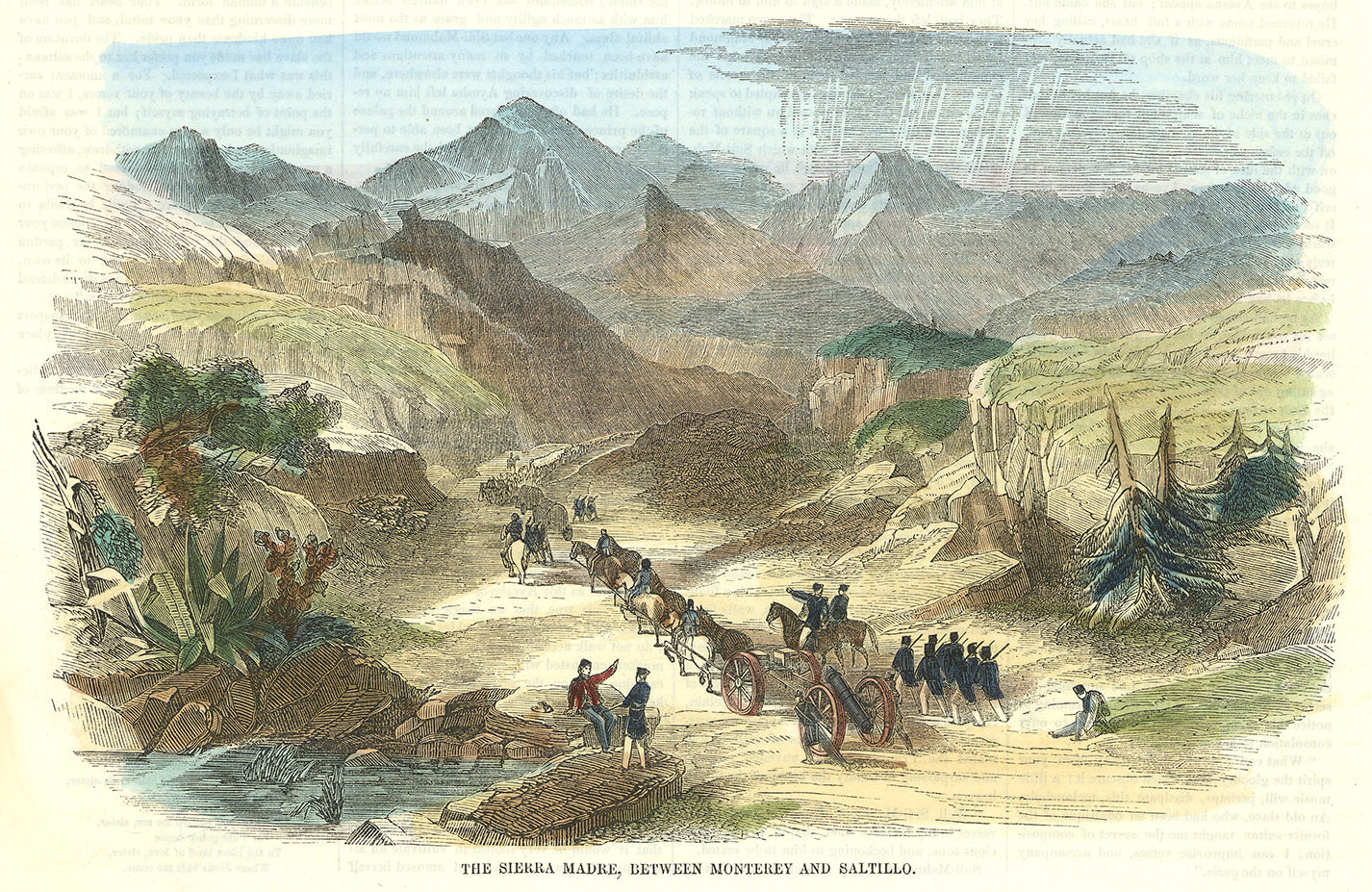 The Sierra Madre, Between Monterey and Saltillo.