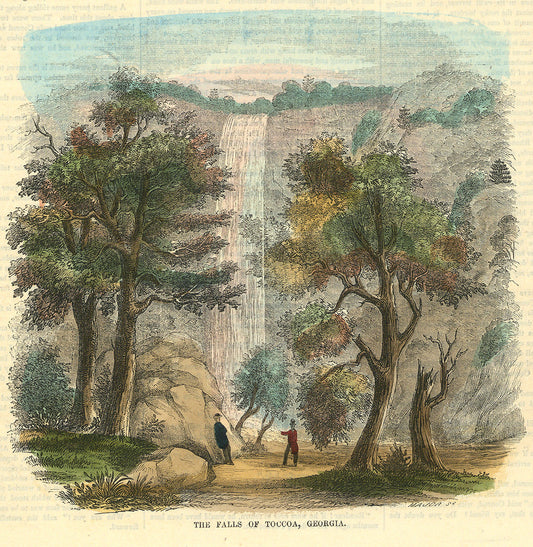The Falls of Toccoa, Georgia.