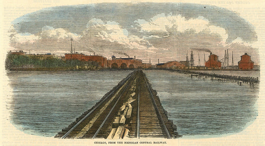 Chicago, from the Michigan Central Railway.
