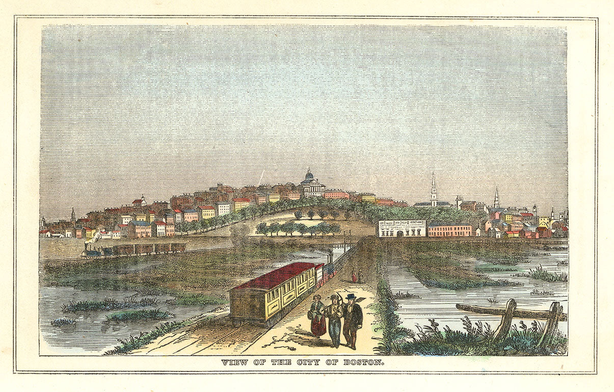 View of the City of Boston.