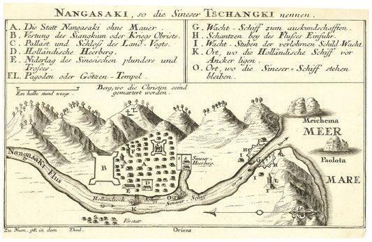 Nangasaki, so die Sineser Tschangki nennen.