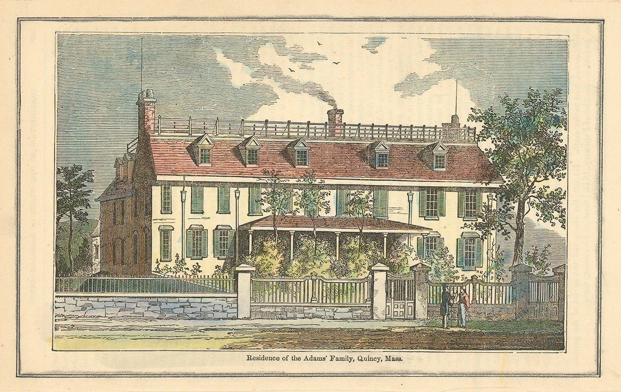 Residence of the Adam's Family, Quincy, Mass.