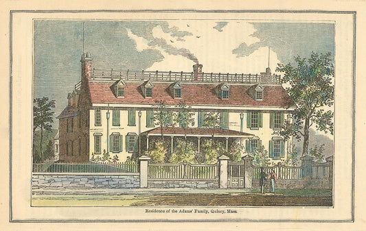 Residence of the Adam's Family, Quincy, Mass.