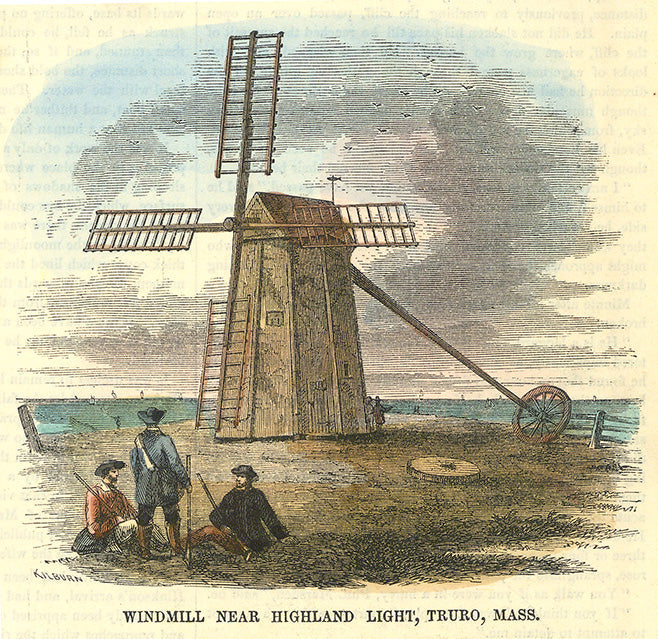 Windmill Near Highland Light, Truro, Mass.