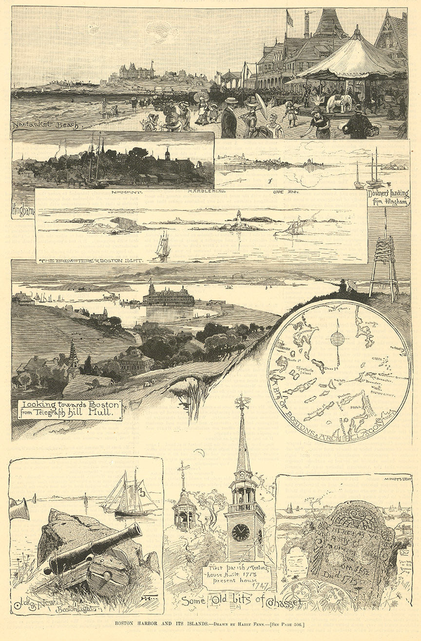 Boston Harbor and its Islands.