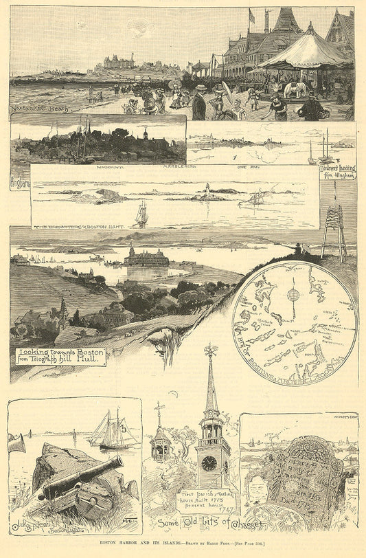Boston Harbor and its Islands.