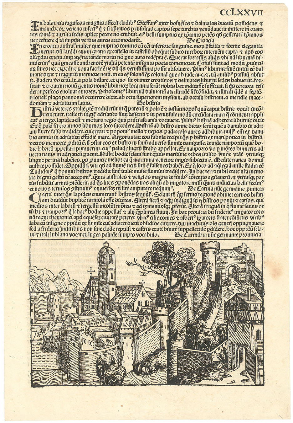 Folium CCLXXVII from the Nuremberg Chronicle.