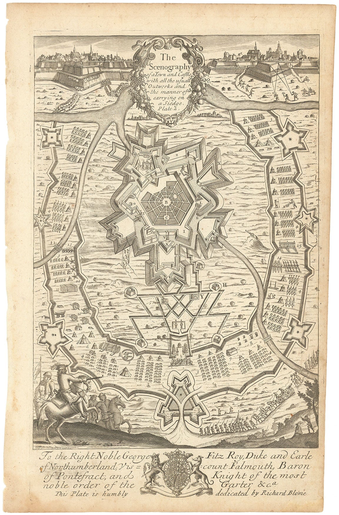 The Scenography of a Town and Castle...