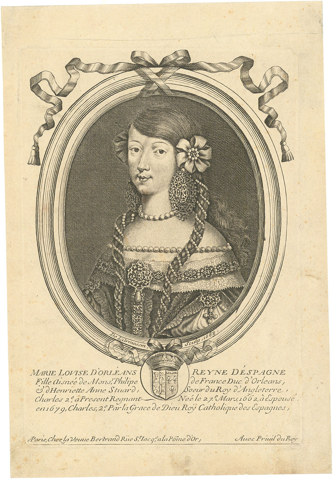 Marie Louise d'Orleans, Reine d'Espagne