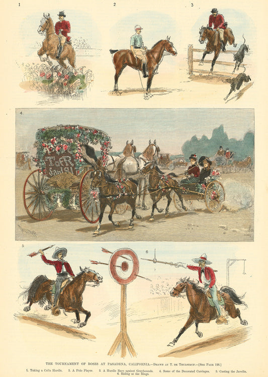 The Tournament of Roses at Pasadena, California.