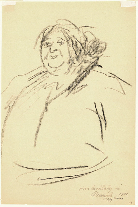 Our landlady in Munich.