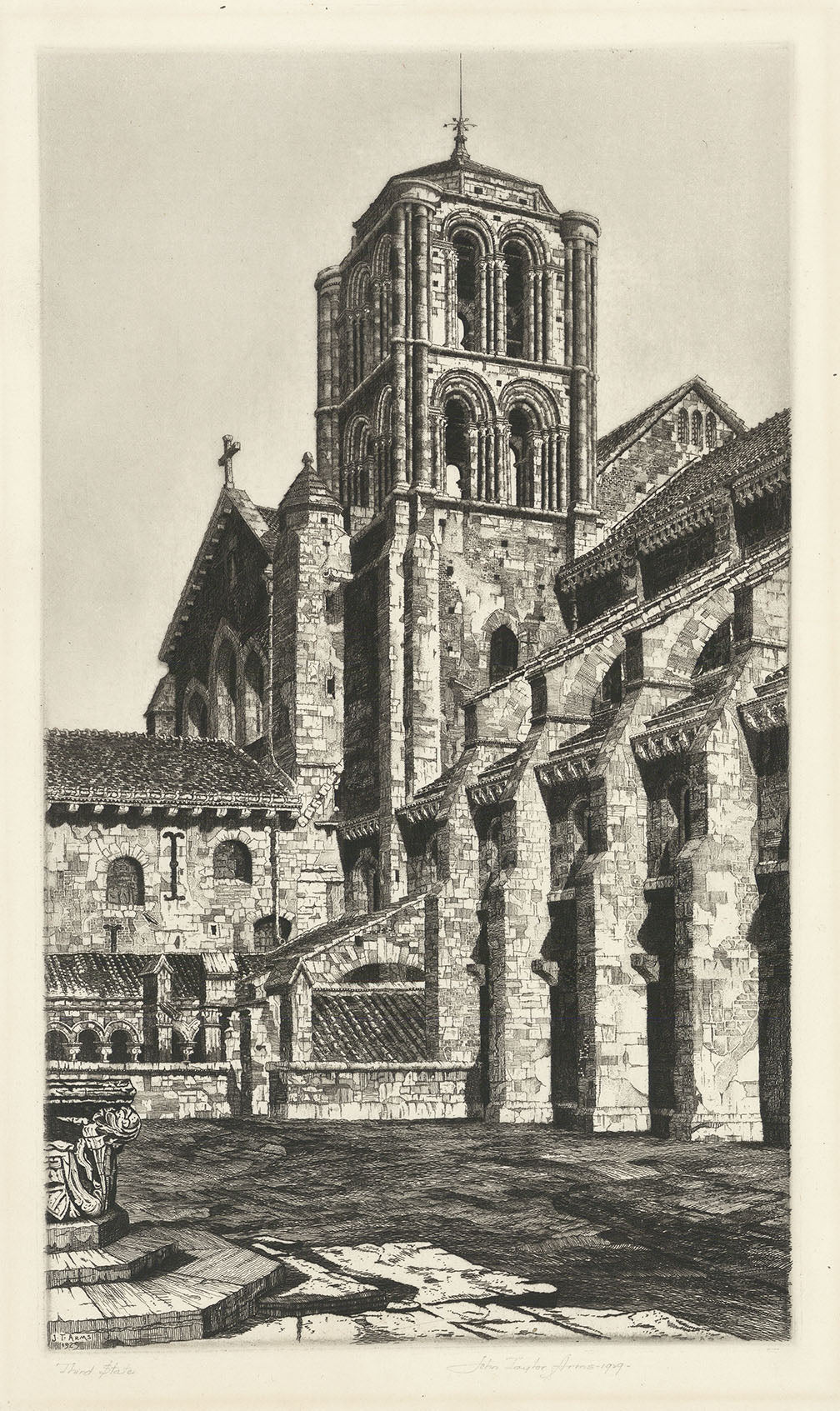 Basilica of the Madeleine,  Vezelay.