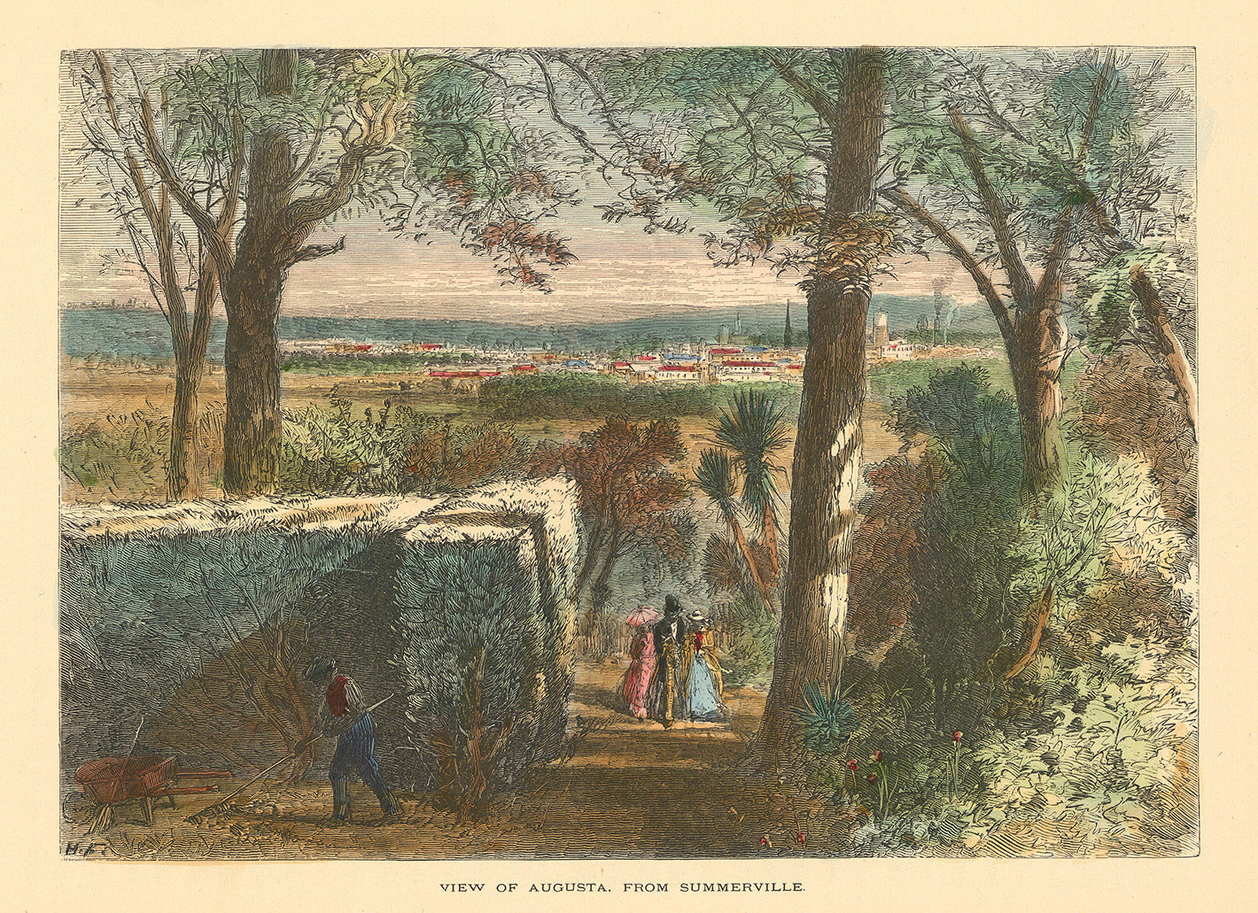 View of Augusta, from Summerville.