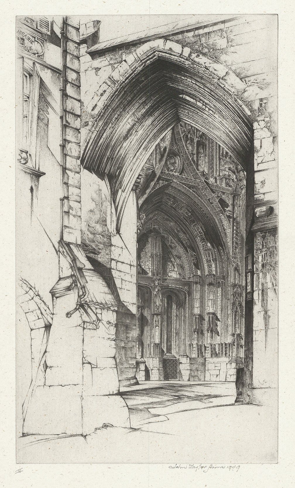 French Lace:  also called "The West Portal of the Church of Notre Dame."