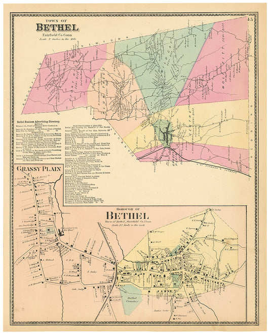 Town of Bethel, Fairfield Co. Conn.