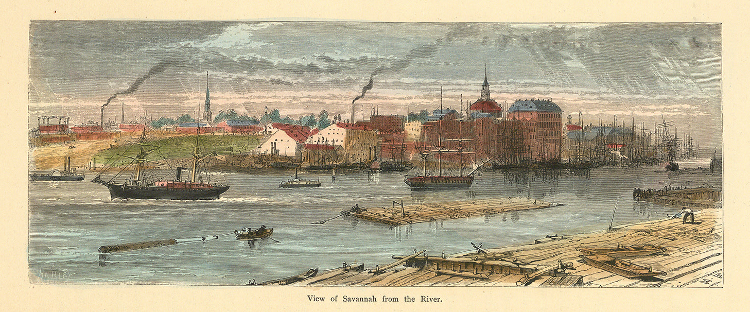 View of Savannah from the River.