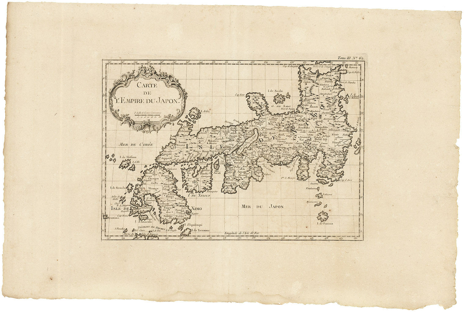 Carte de L'Empire du Japon.