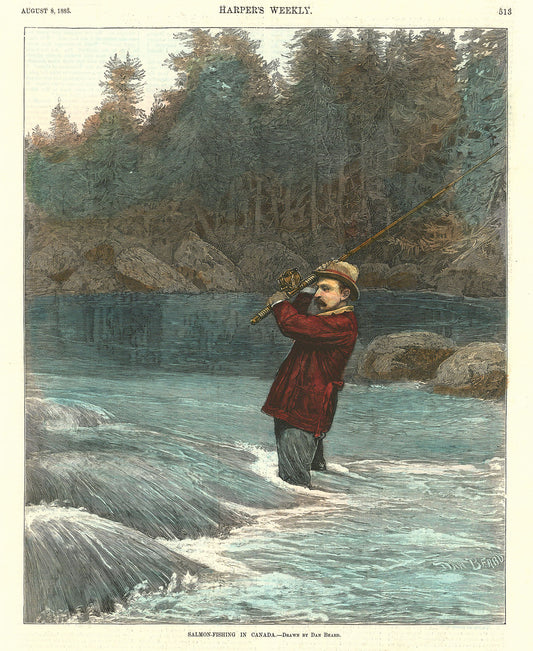 Salmon-Fishing in Canada.
