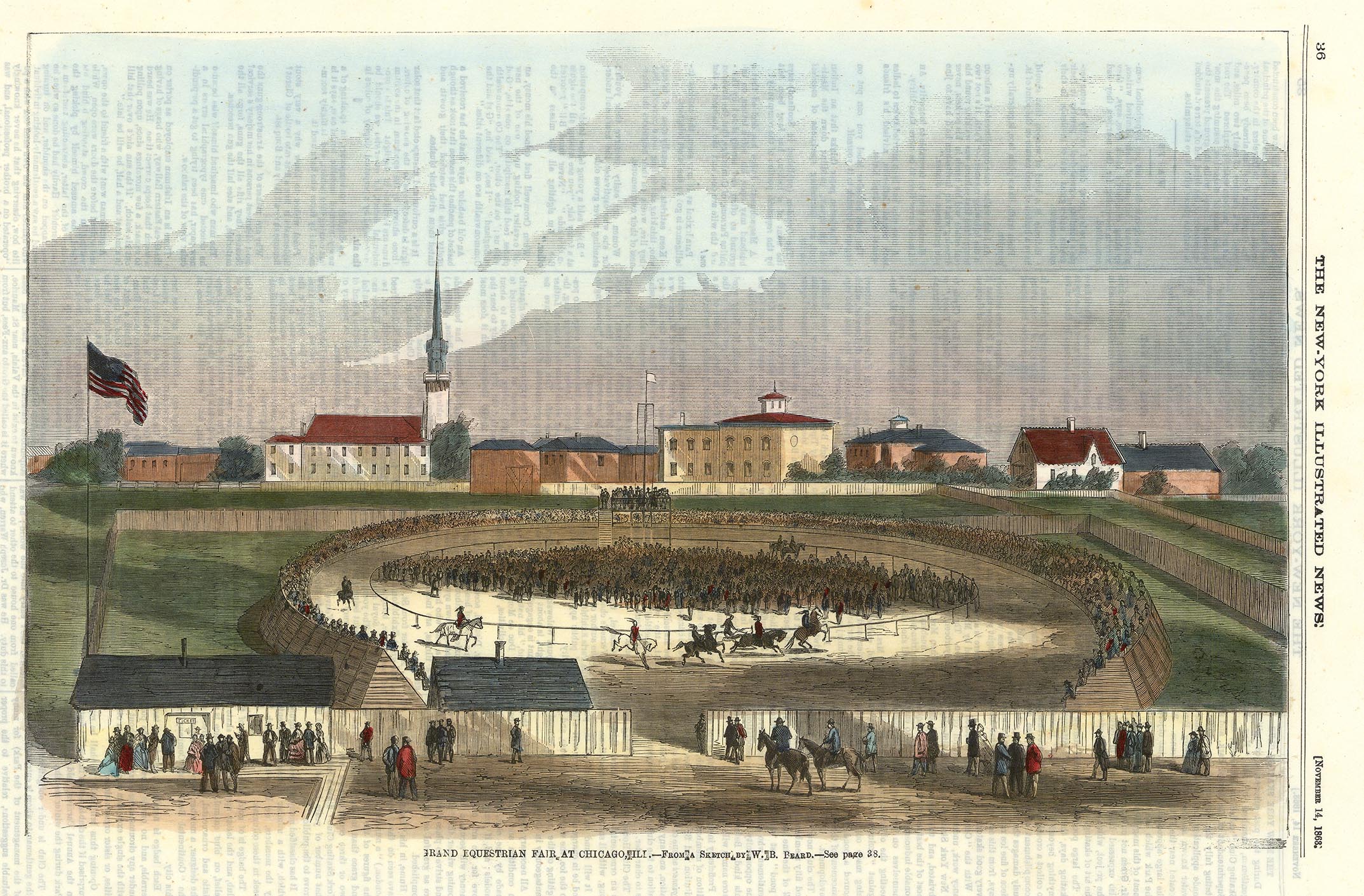 Grand Equestrian Fair at Chicago- Ili..