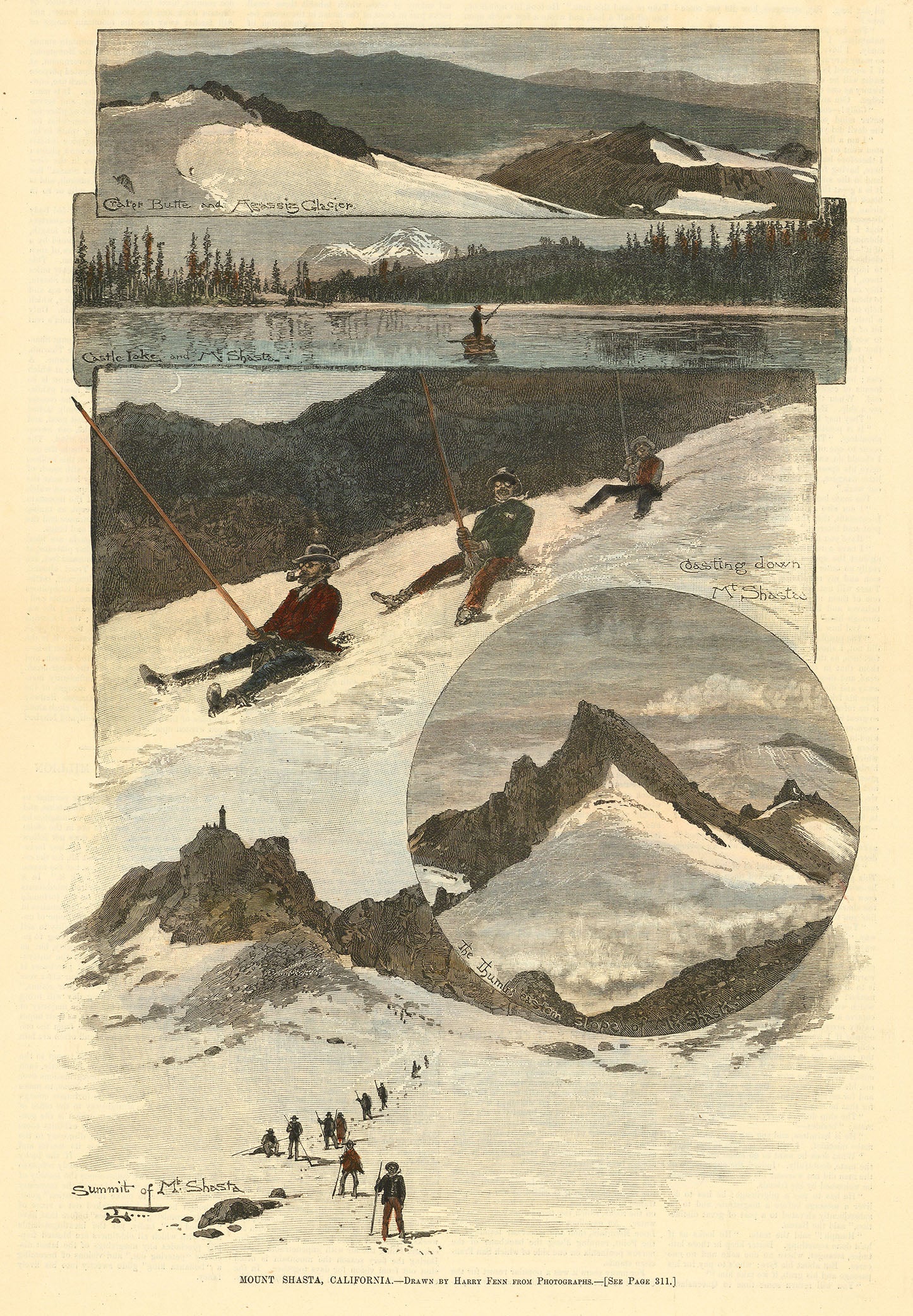 Mount Shasta, California.