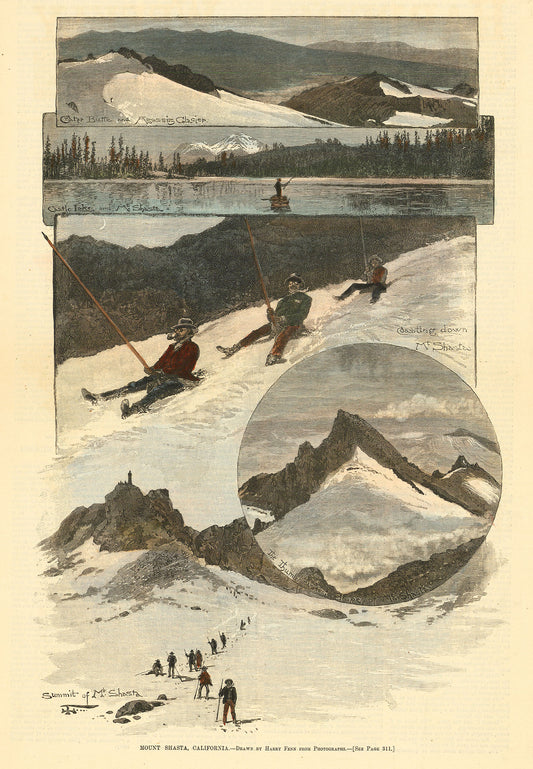 Mount Shasta, California.