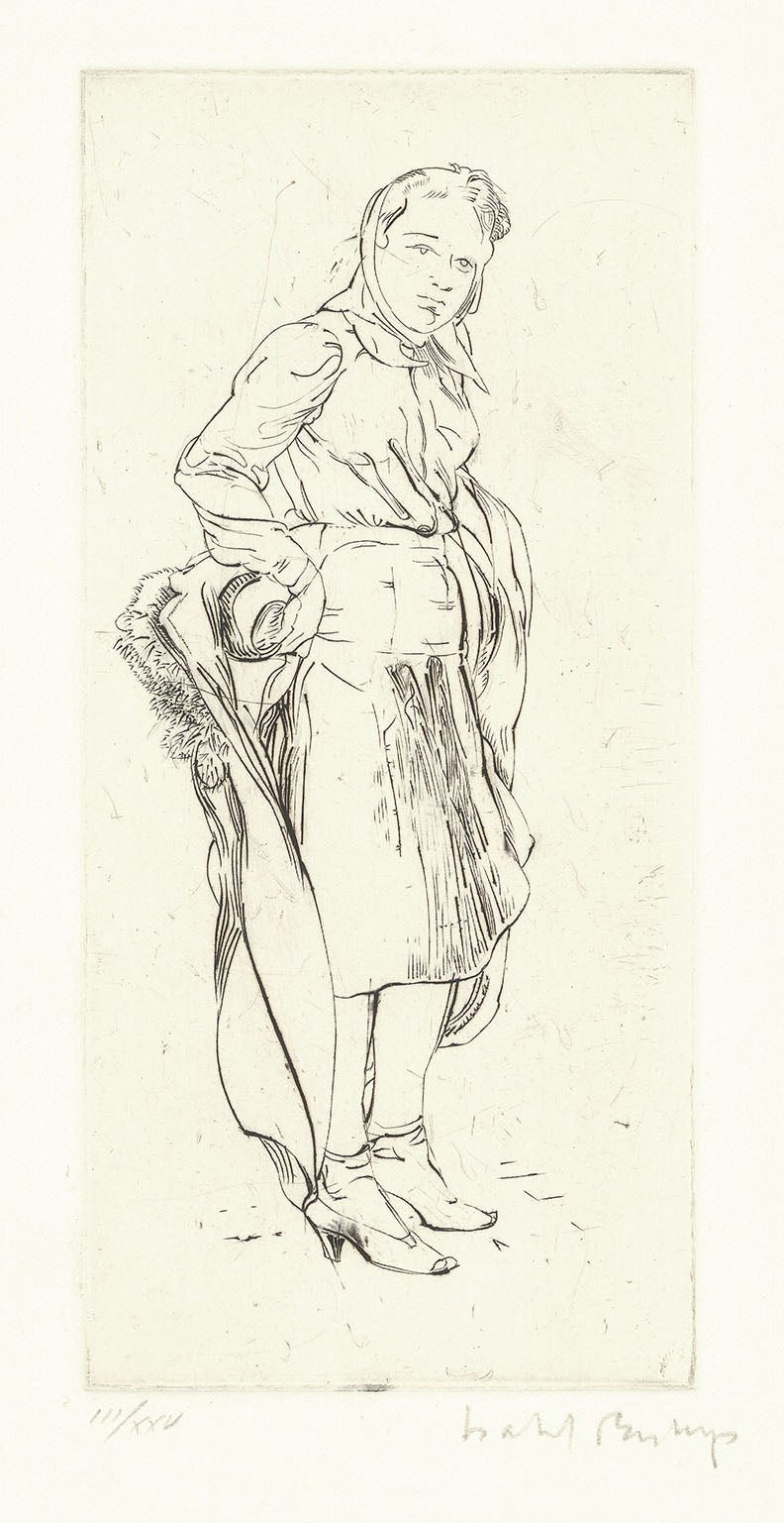 Young Woman with Kerchief.