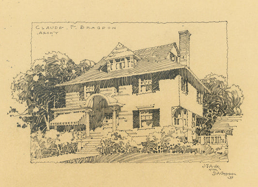 House Designed by F. Bragdon.