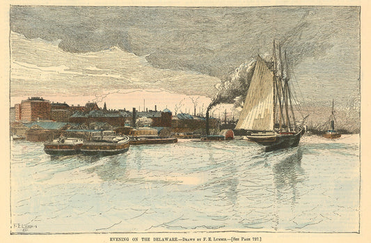 Evening on the Delaware.
