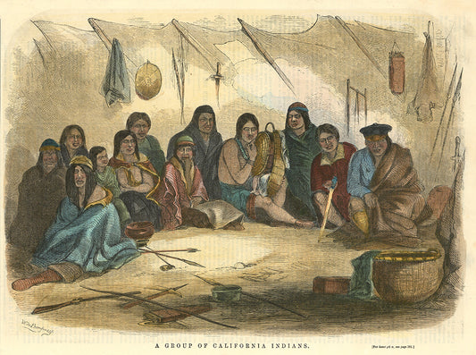 A Group of Californian Indians.