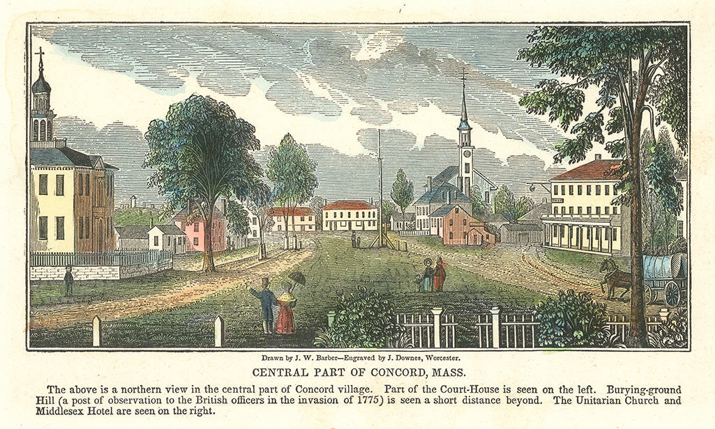 Central Part of Concord, Mass.