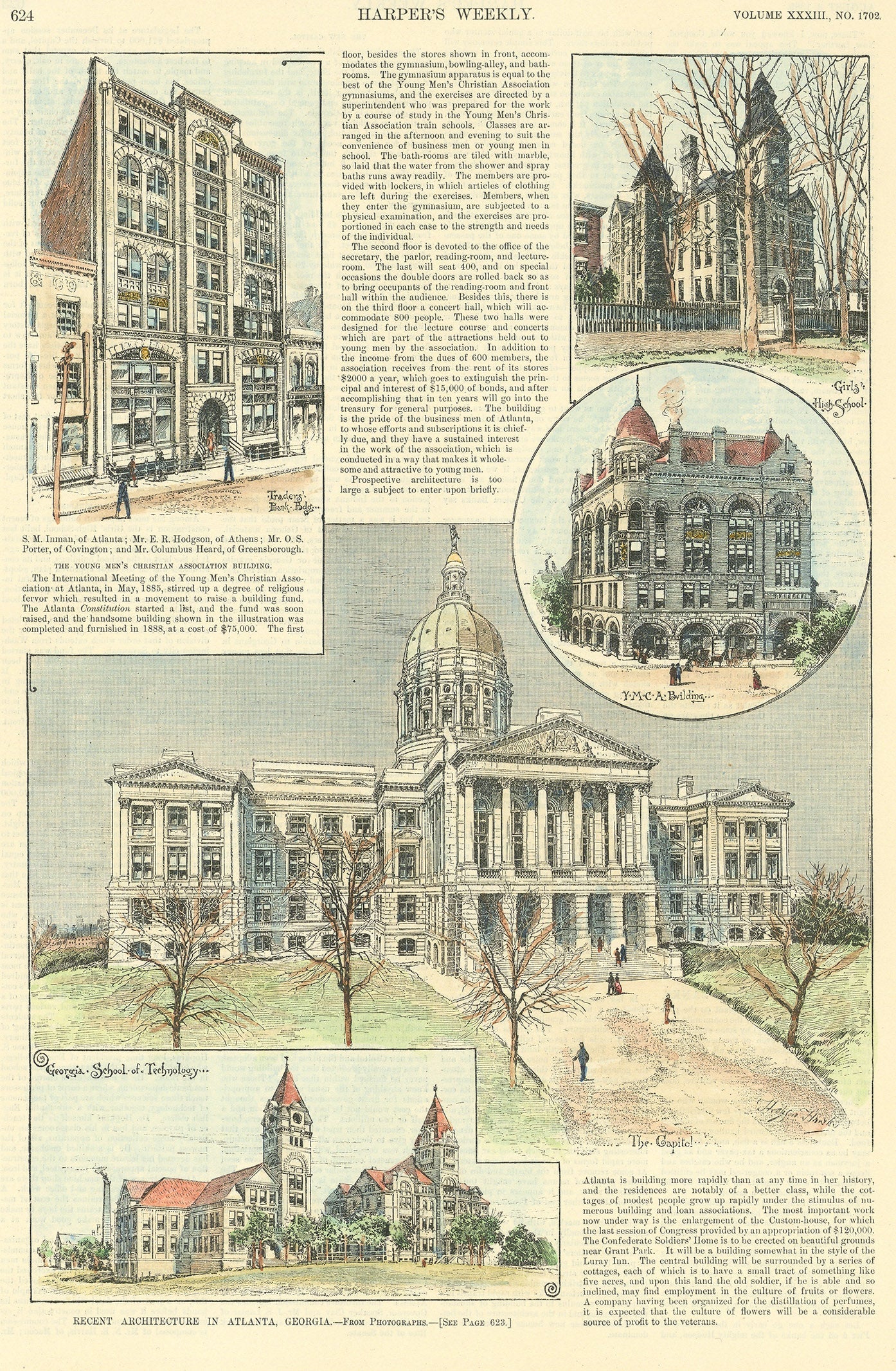 Recent Architecture in Atlanta, Georgia.