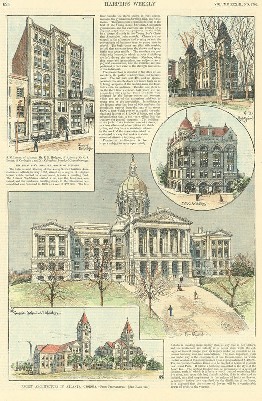 Recent Architecture in Atlanta, Georgia.