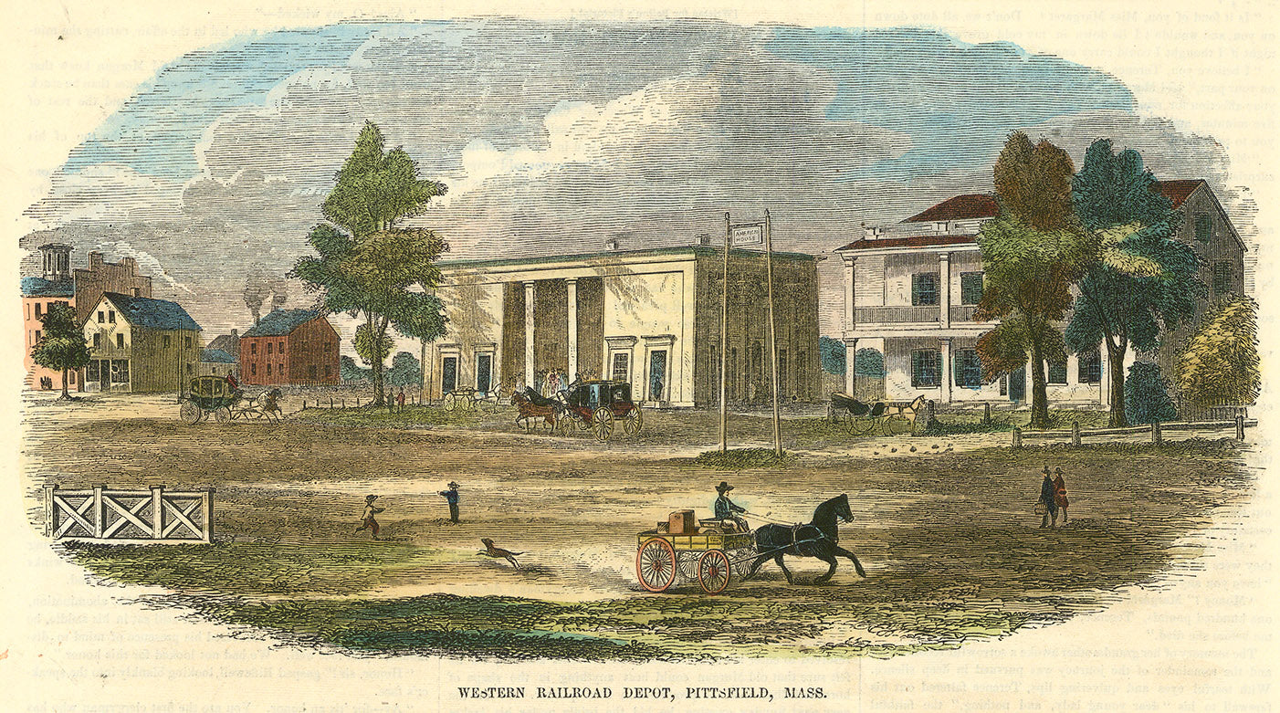 Western Railroad Depot, Pittsfield, Mass.