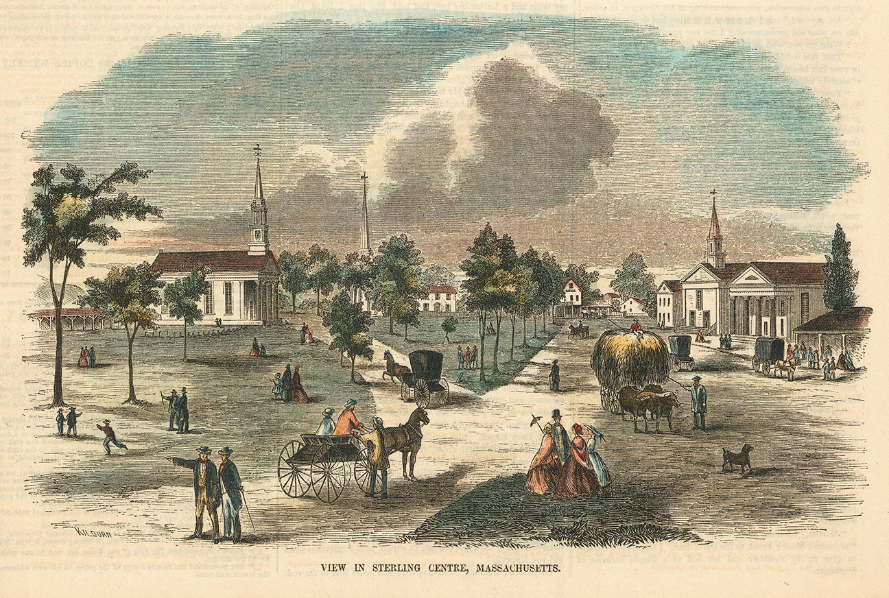 View in Sterling Centre, Massachusetts.