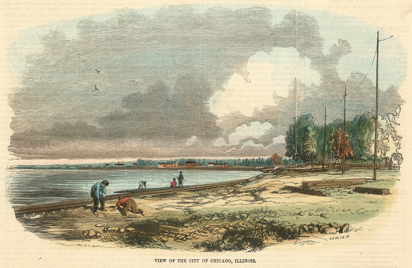 View of the City of Chicago, Illinois.