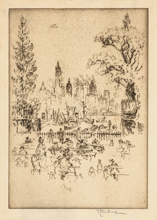 New York, From The Little Garden, Brooklyn.