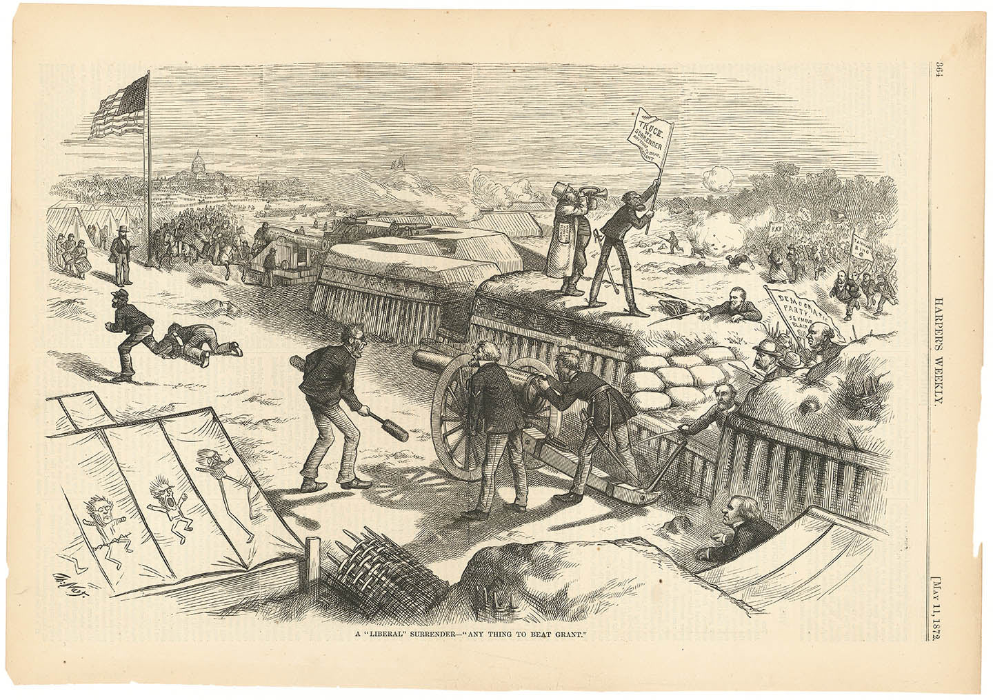 A "Liberal" Surrender - "Anything to Beat Grant."