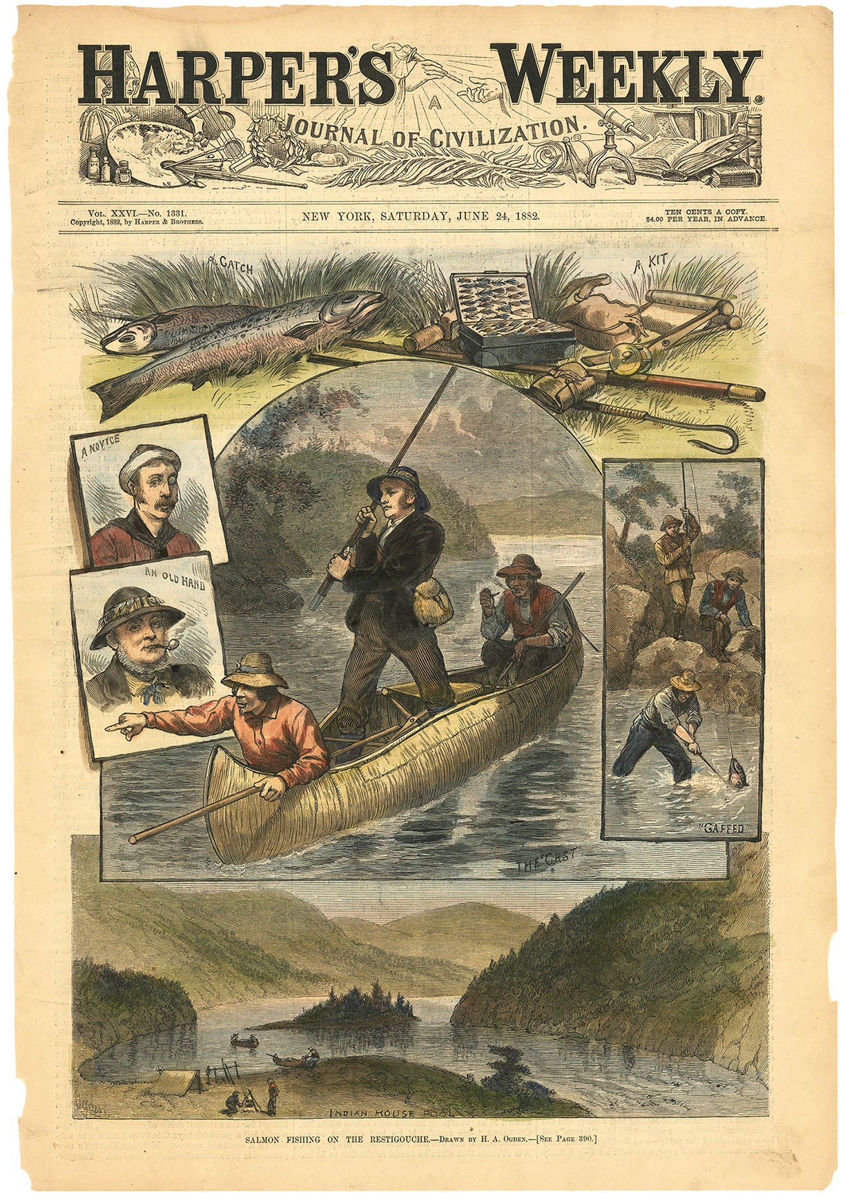 Salmon Fishing on the Restigouche.