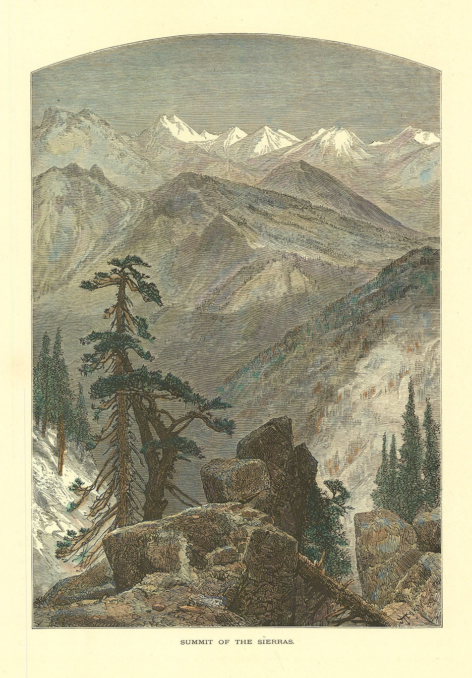 Summit of the Sierras.