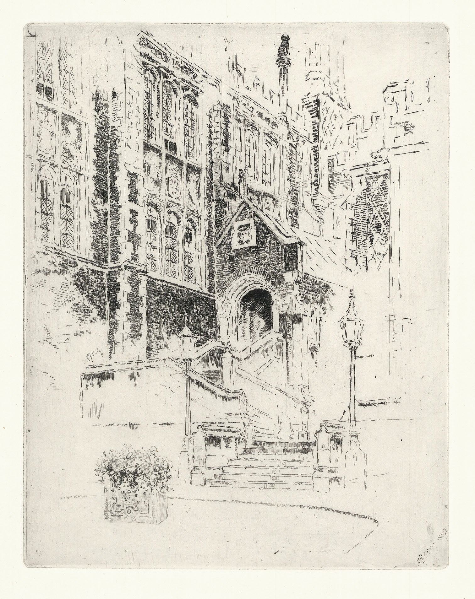 The Entrance to the Hall, Lincoln's Inn.