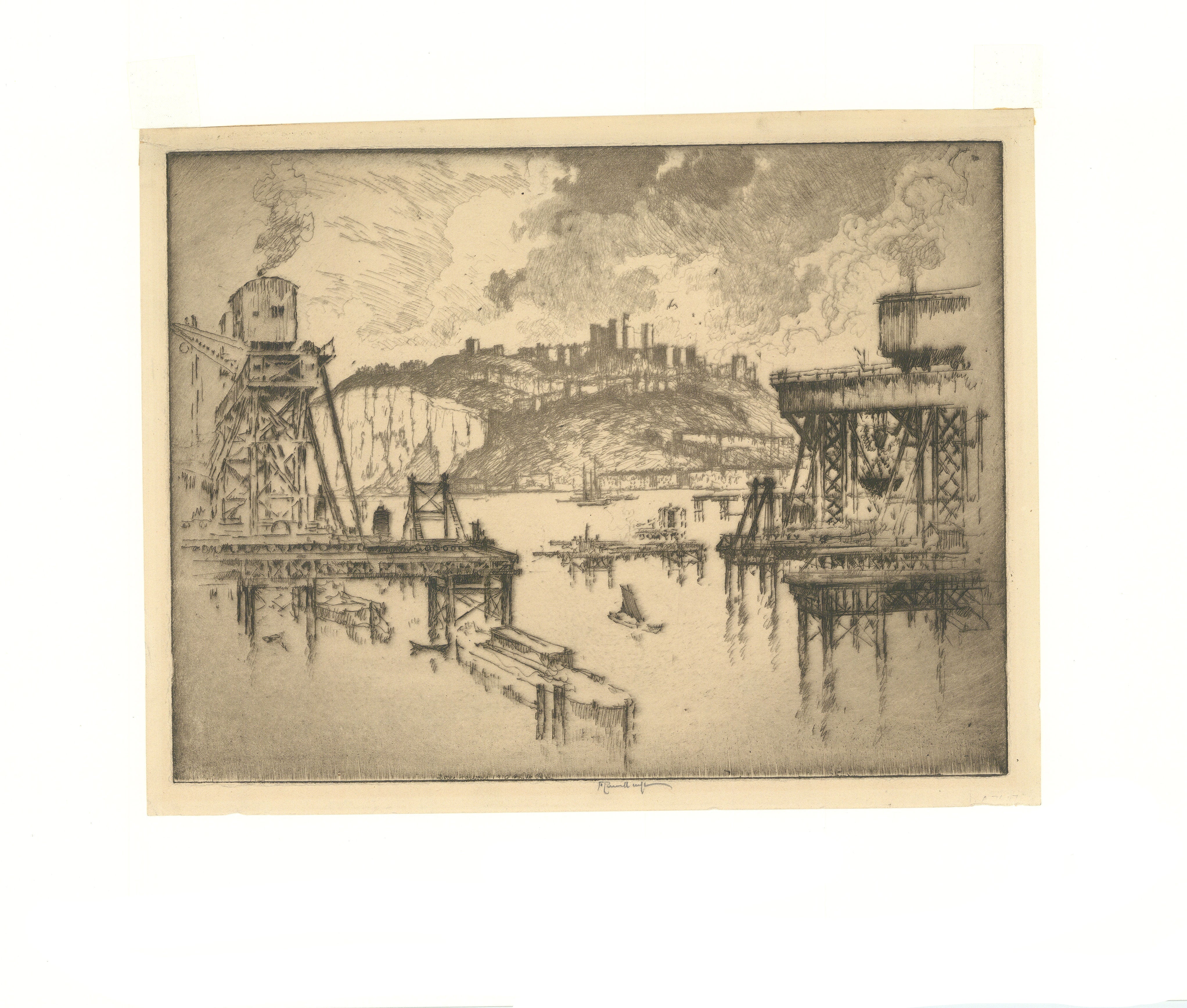 Building Dover Pier.